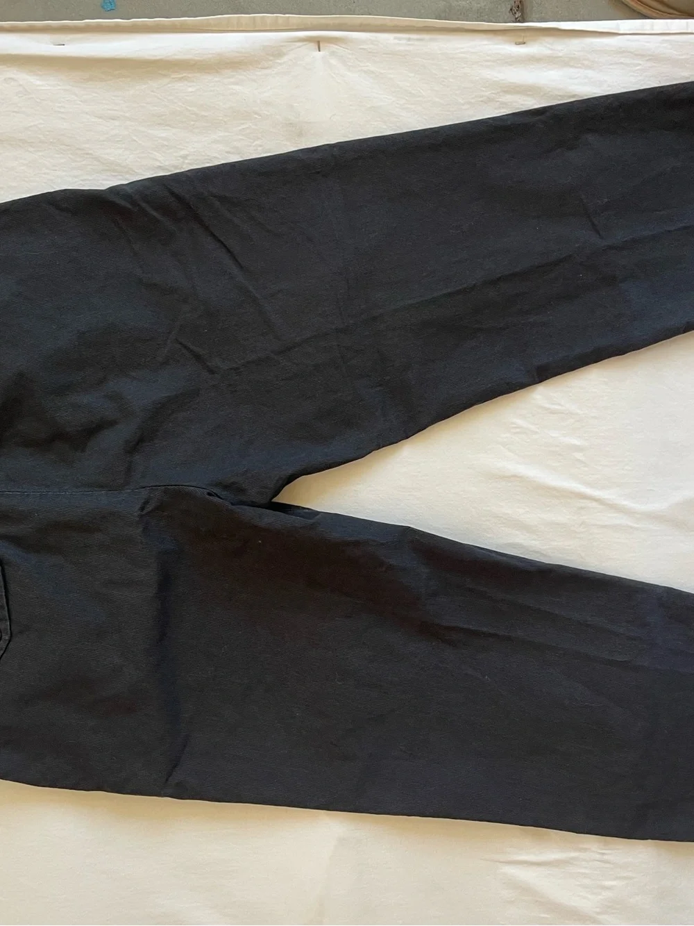 Banana Republic Mens Chino Pants Black Straight Leg Cotton Twill 36/30